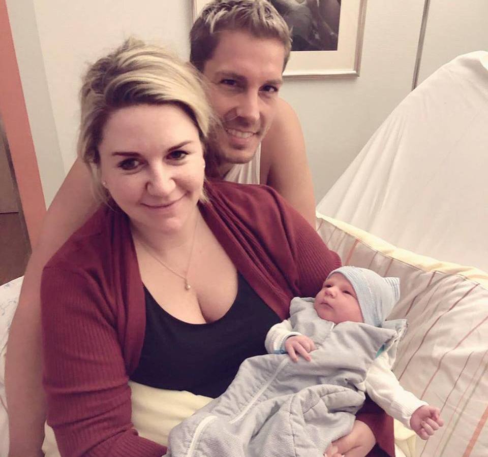Verena und Norman Langen mit Sohn