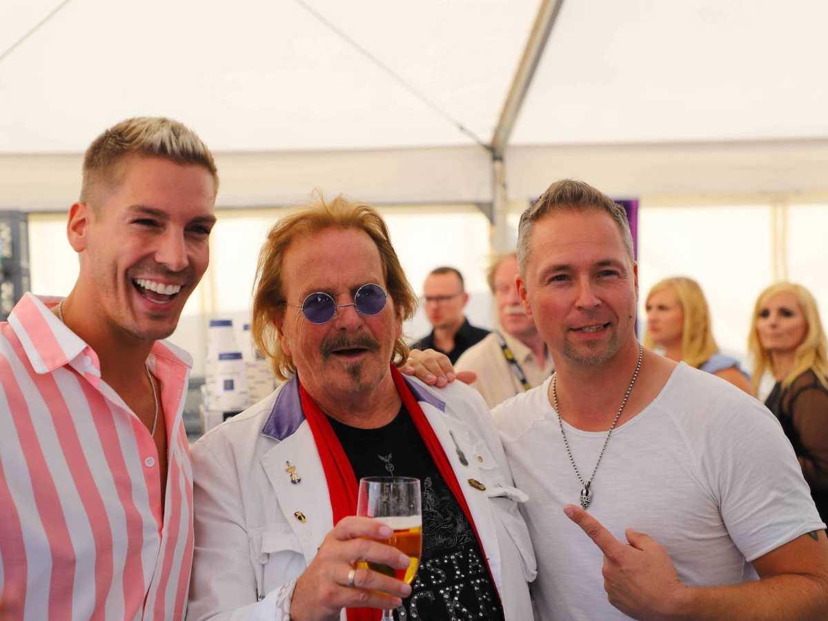 Norman Langen, Frank Zander und Mitch Keller
