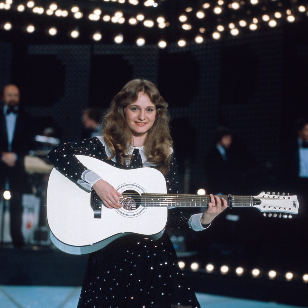 Nicole beim deutschen Vorentscheid zum Grand Prix 1982, Deutschland 1980er Jahre. UnitedArchives00021548 Nicole the German Audition to Grand Prix 1982 Germany 1980 Years UnitedArchives00021548