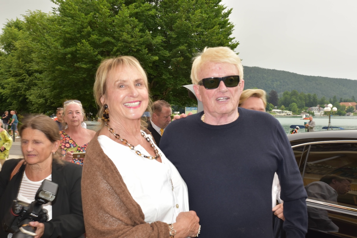 Diana Kˆrner, Heino, 60 Jahre Lisa Film, 2024, Velden , Schlofl am Wˆrthersee, Manfred Siebinger *** Diana Kˆrner, Heino, 60 years Lisa Film, 2024, Velden , Schlofl am Wˆrthersee, Manfred Siebinger