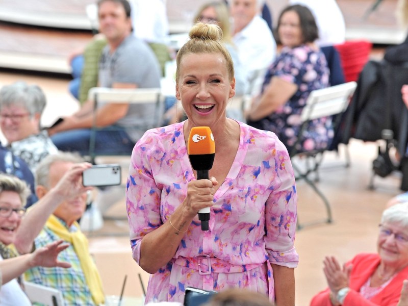 Andrea Kiewel im Glück: Damit überrascht sie ihr Freund „beinahe täglich“